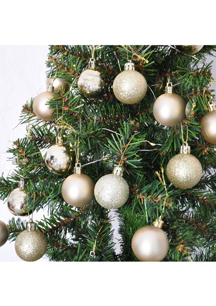 Yılbaşı Ağaç Süsleme Seti 72 Parça -Şampanya- modelleri