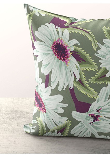 Micro Kumaş Dijital Baskı Fermuarlı 43*43 cm Kırlent Kılıfı fiyatları