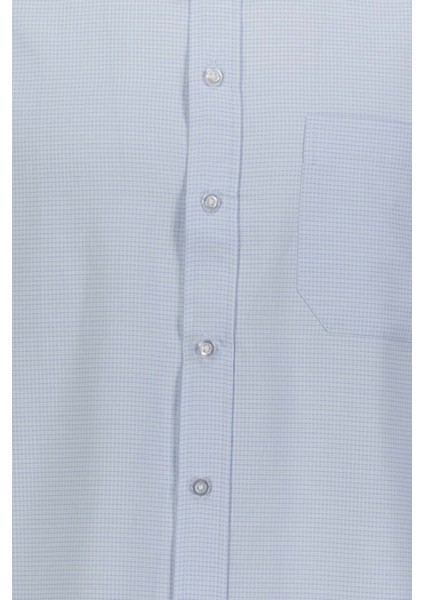 Armürlü Regular Buz Mavisi Erkek Gömlek GM2025300030 modelleri