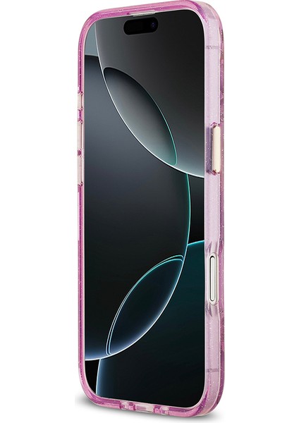 iPhone 17 Air Kılıf Guess Lisanslı M-Safeli Simli Çiçek Desenli Metal Kamera Çerçeveli Kapak Mor indirimleri