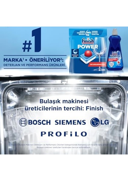 Finish Power Hepsi Bir Arada 65 Bulaşık Makinesi Deterjanı Tableti (1 x 65 Tablet) fiyatları