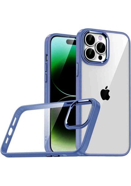 Xmpdby Newface Apple Iphone 15 Pro Max Razer Lensli Silikon - Lacivert