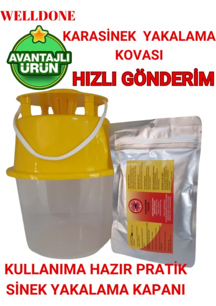 Karasinek Kovası Tuzak Karasinek Tuzağı Karasinek Torbası Sinek Zehiri Sinek Ilacı Sinek Kapanı modelleri