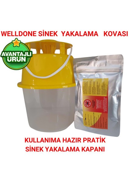 Karasinek Kovası Tuzak Karasinek Tuzağı Karasinek Torbası Sinek Zehiri Sinek Ilacı Sinek Kapanı