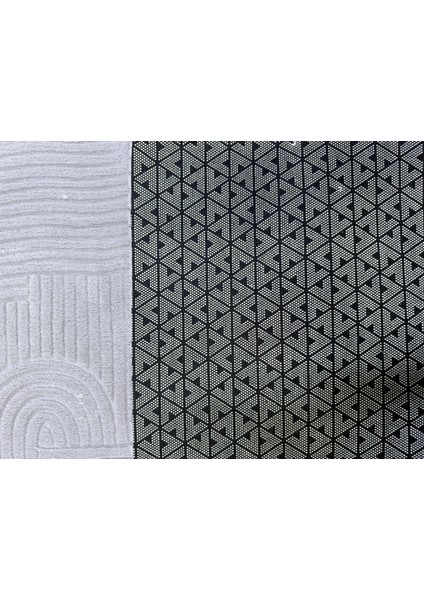 4304 Desen Gri Renk Kesme Kaymaz Taban Halı Yolluk modelleri