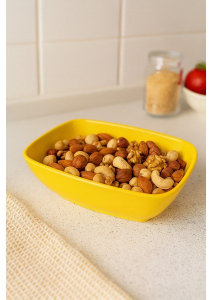 Kahvaltı Sunum ve Çerez Tabağı – Dikdörtgen Şık Servis Kasesi