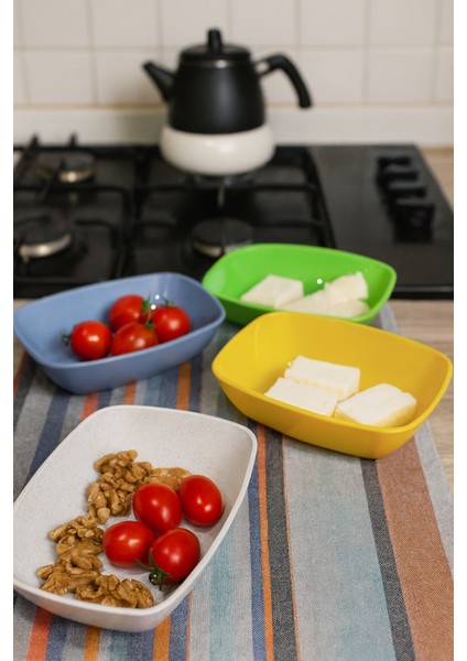 Kahvaltı Sunum ve Çerez Tabağı – Dikdörtgen Şık Servis Kasesi fiyatları