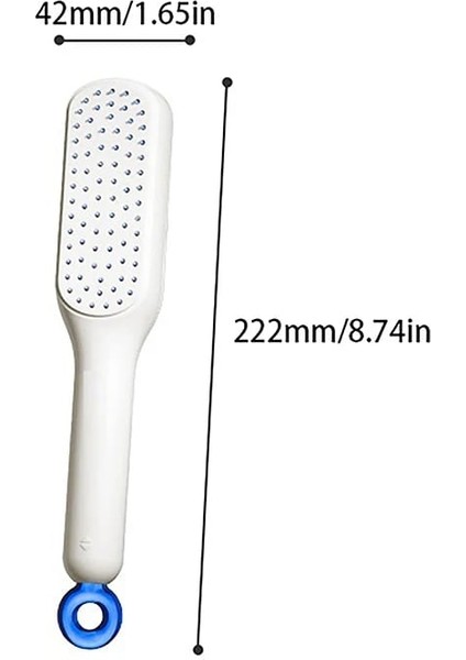 Kendini Temizleyen 3D Saç Fırçası Anti-Statik Masaj Tarağı Saç Fırçası Saç Şekillendirici modelleri