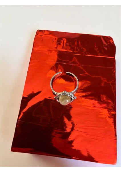 Sitrin Taşı Doğal Taş Ayarlamalı Paslanmaz Çelik Yüzük modelleri