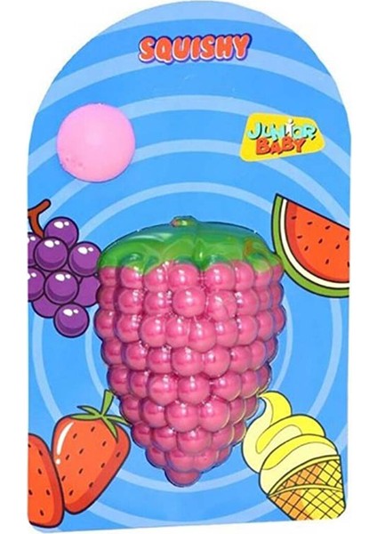 2 Adet Junior Baby Squishy Oyuncak Üzüm fiyatları