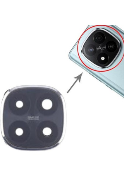 Xiaomi Uyumlu Redmi Note 14 Pro+ Plus 5g Kamera Lensi Cam Çerçeveli Full 24115RA8EG