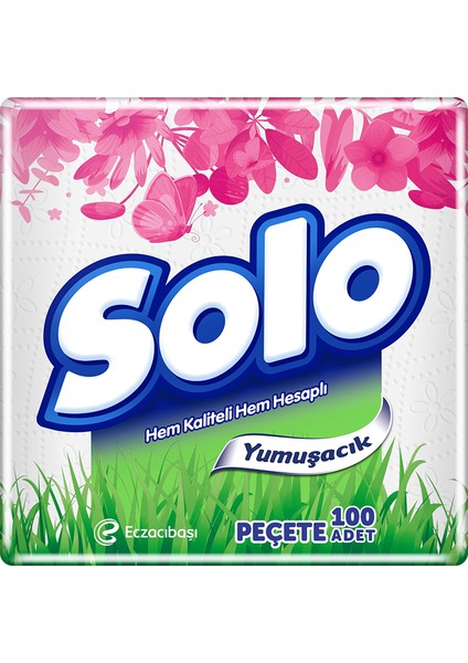 4 Adet Solo Süper Peçete 100'LÜ fiyatları