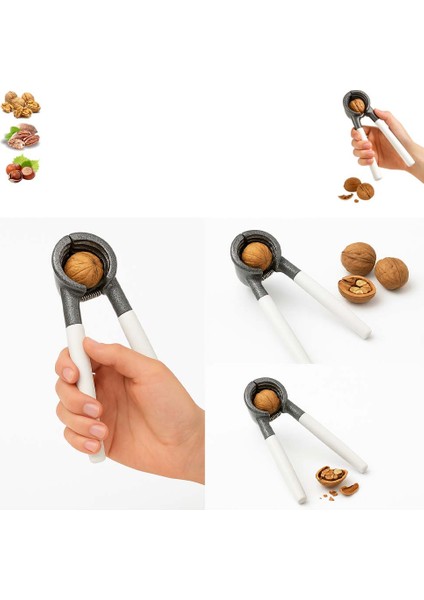 Metal Ceviz Kıracağı Beyaz Saplı Ceviz Vb. Kıracak (Ebat: 18,3 Cm) fırsatları