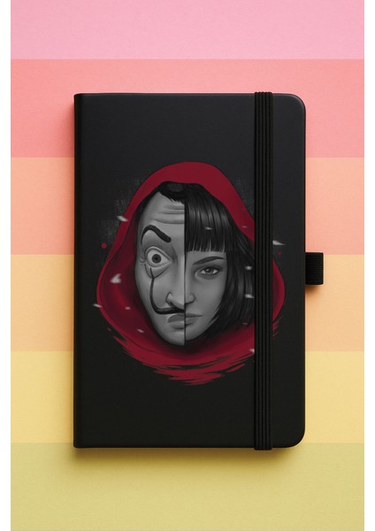 Papel Baskılı Tarihsiz Yuvarlak Köşeli Desenli Uv Termo Defter