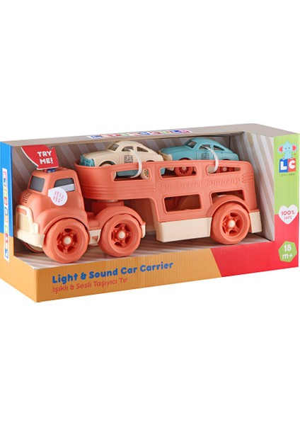 Lc Işıklı ve Sesli Taşıyıcı Tır 3 Parça