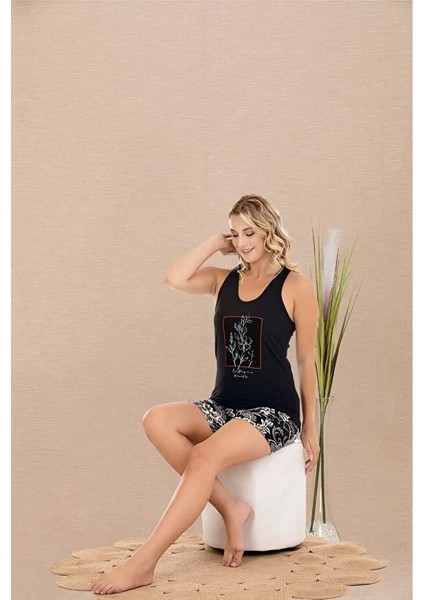 Lady Lingerie Çiçekli Atlet-Şort Kadın Takım fiyatları