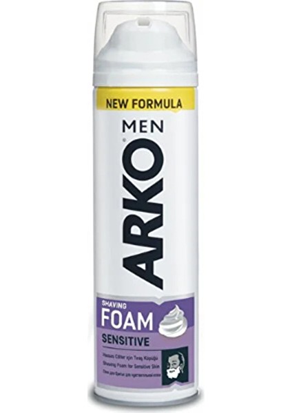 3 Adet Arko 200ML Tıraş Köpüğü Extra Sensitive 200ML