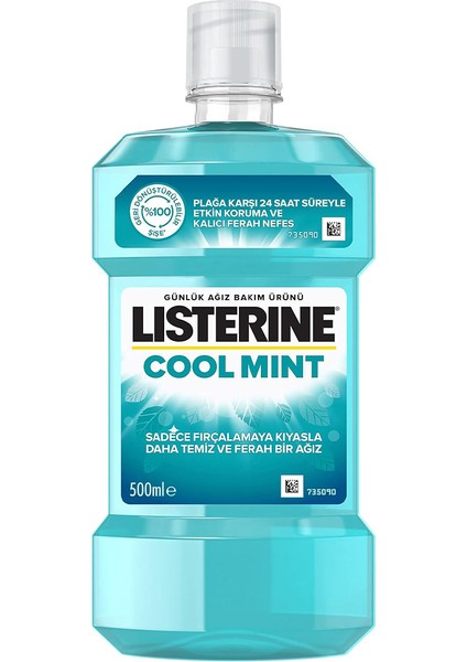 4 Adet Listerine Ağız Suyu Cool Mint 500 ml fiyatları