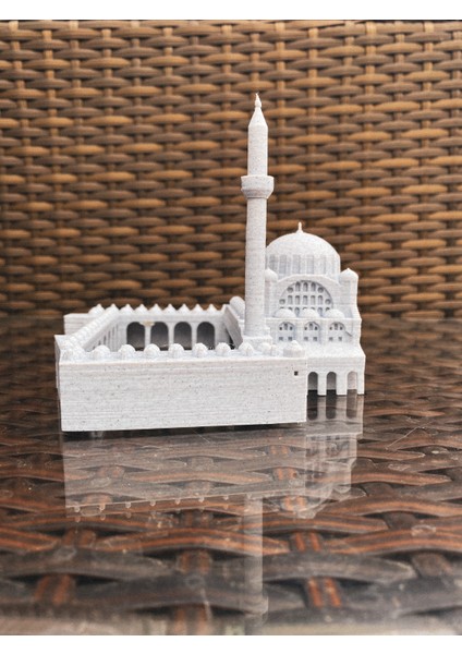Tarihi Eser Koleksiyonu: Renksiz Mihrimah Sultan Camii Minyatür Maketi - Dıy Boyasız - 15x14.4x11.4 cm indirimleri