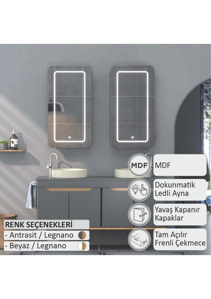 Edra Banyo Dolabı 130 cm fiyatları