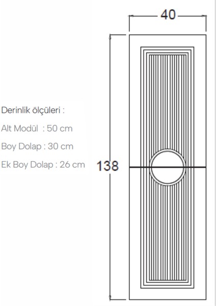 Arte Boy Dolabı modelleri