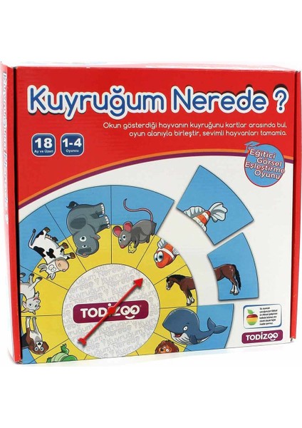 3 Adet Todizoo Kuyruğum Nerede fiyatları