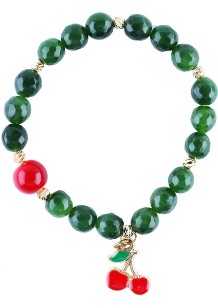 Huzur ve Enerji Kutusu Yeşil Akik Taşı Bileklik fırsatları