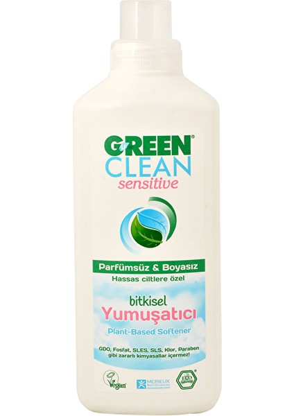 Bitkisel Sıvı Çamaşır Yumuşatıcı Sensitive 1 L