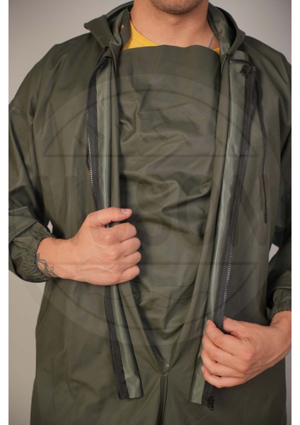 Su Geçirmez Boy Tulum Yağmurluk – Haki | Fermuarlı, Kapüşonlu, Rüzgar ve Yağmur Geçirmez Tek Parça Koruyucu Giysi – Balıkçılık, Tarım, Araç Yıkama ve Arazi Ilaçlama Için Dayanıklı fiyatları