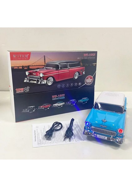 Chevrolet WS-1955BT Belair 1955 Model Bluetooth Hoparlör (5324) modelleri