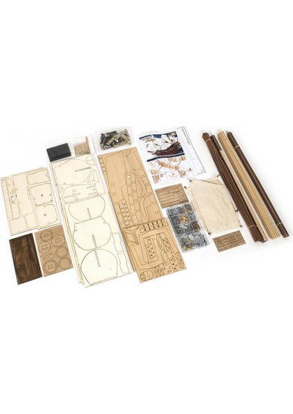 14000 1/60 Ölçek, Apostol Felipe, 79 Cm. Yelkenli Ispanyol Hazine Kalyonu, Ahşap Model Kiti fırsatları