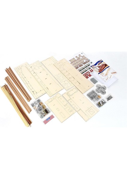 14003 1/80 Ölçek, Mississippi, 74 Cm. Buharlı Amerikan Nehir Gemisi, Ahşap Model Kiti fırsatları