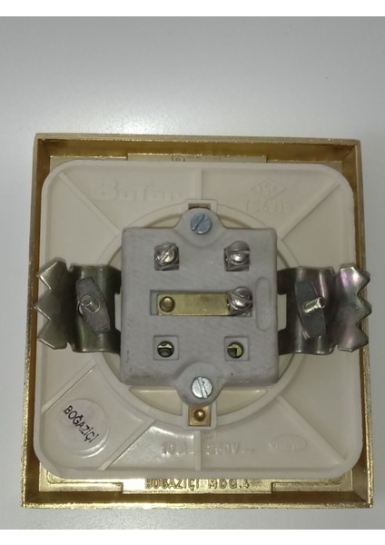 Boğaziçi Vintage Sıva Altı Nostaljik Komütatör – Sedef Görünümlü 1980 Model Retro Çift Işık Anahtarı indirimleri