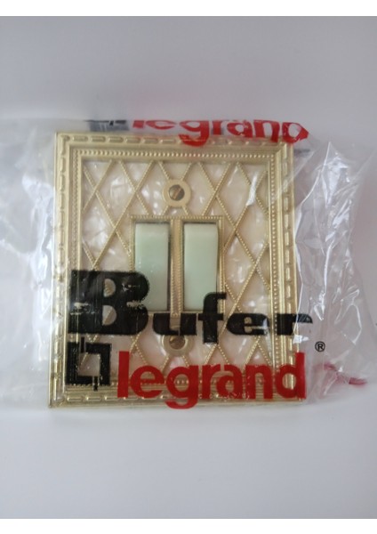 Boğaziçi Vintage Sıva Altı Nostaljik Komütatör – Sedef Görünümlü 1980 Model Retro Çift Işık Anahtarı