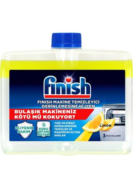 Bulaşık Makinesi Hijyen Temizleyici 250 ml Limon