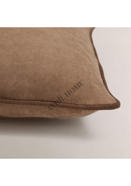 Biye Detaylı Düz Kırlent Kılıfı fiyatları