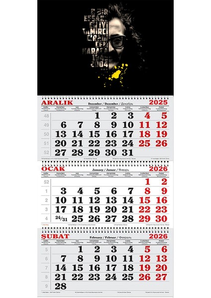 2026 Yılı Gemici Takvimi-Cem Karaca