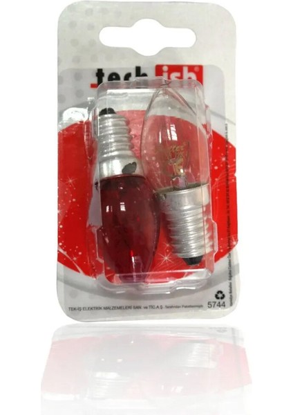 Tek Iş Gece Lambası Ampulu Renkli 2'li E14 fiyatları