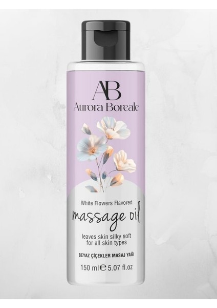 A Beyaz Çicek Aromalı Masaj Yağı 150 ml Aromatik Haz Verici Masaj Jeli Süper Etki Aa fiyatları