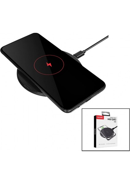 Masa Üstü Kablosuz Hızlı Şarj Cihazı 3.1A - 15W AS-W150 (5324)