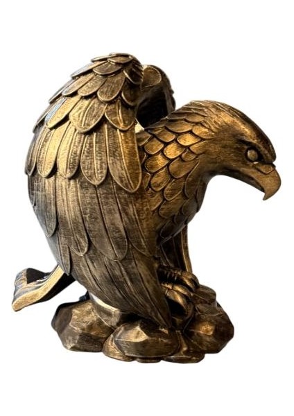 Kartal Figür Şaraplık - El Işçiliği ile Boyama