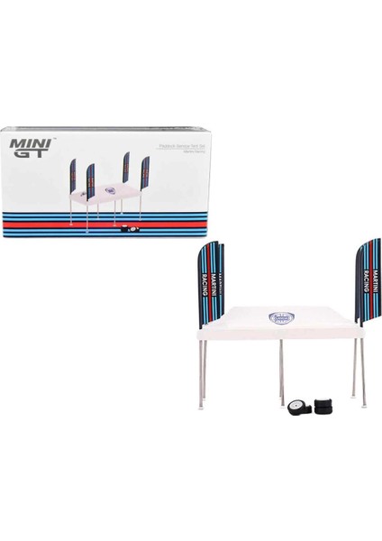 Bfs Mini Gt 1:64 Martini Racing Paddock Servis Çadırı Seti fiyatları