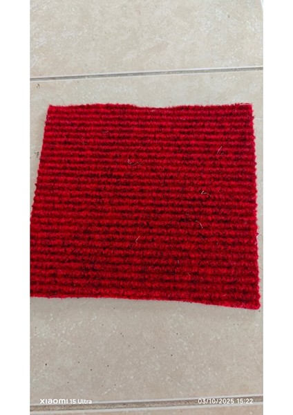 Çelik Halı 2 x 17 Metre Kırmızı Dış ve Iç Zemin Kaymaz Halı Yolluk Taban Iş Yeri Ofis Oto Paspası fiyatları