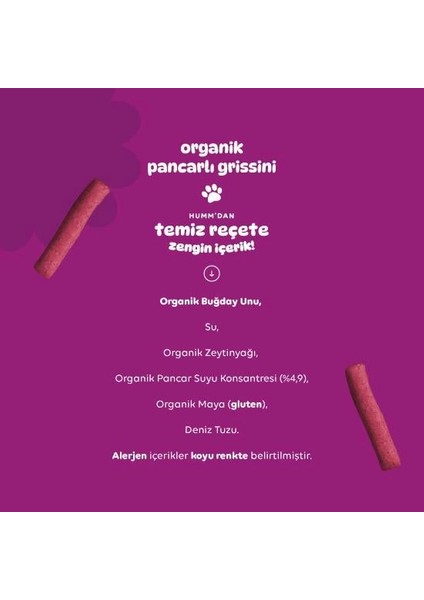 Bfs Humm Organik Vegan Pancarlı Grissini 55 gr fırsatları