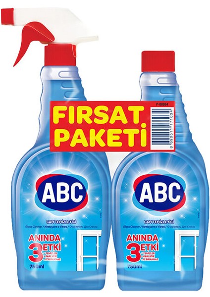 4 Adet Abc Cam Temizleyici 750+750 ml fiyatları