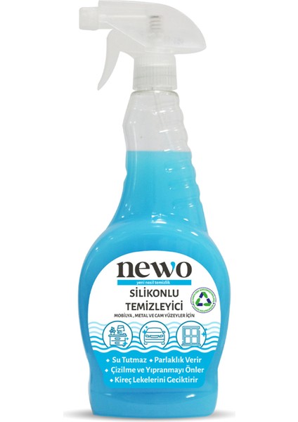 Silikonlu Cam Temizleyici 750 ml 3 Adet