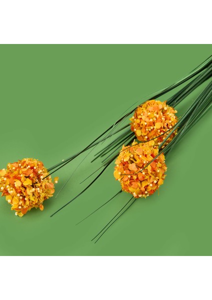 Deco Allium Dal Çiçek - Turuncu - 87 cm modelleri