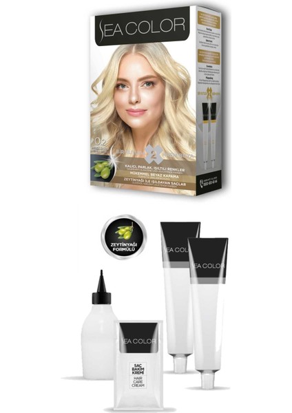 2 Tüp Krem Saç Boyası Seti Bebek Sarısı No:0.2 fiyatları