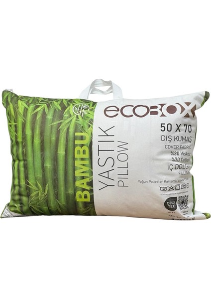 Ecobox Bambu Yastık 50 x 70 cm 3 Adet