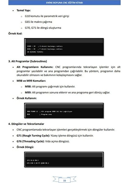 Cnc Öğreten Eğitim Kitabı fiyatları